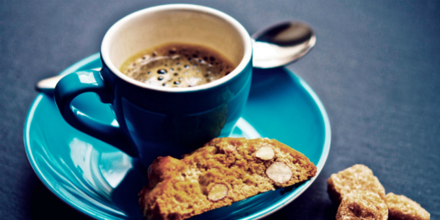 café bolacha pausa