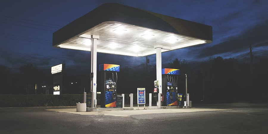 gas station