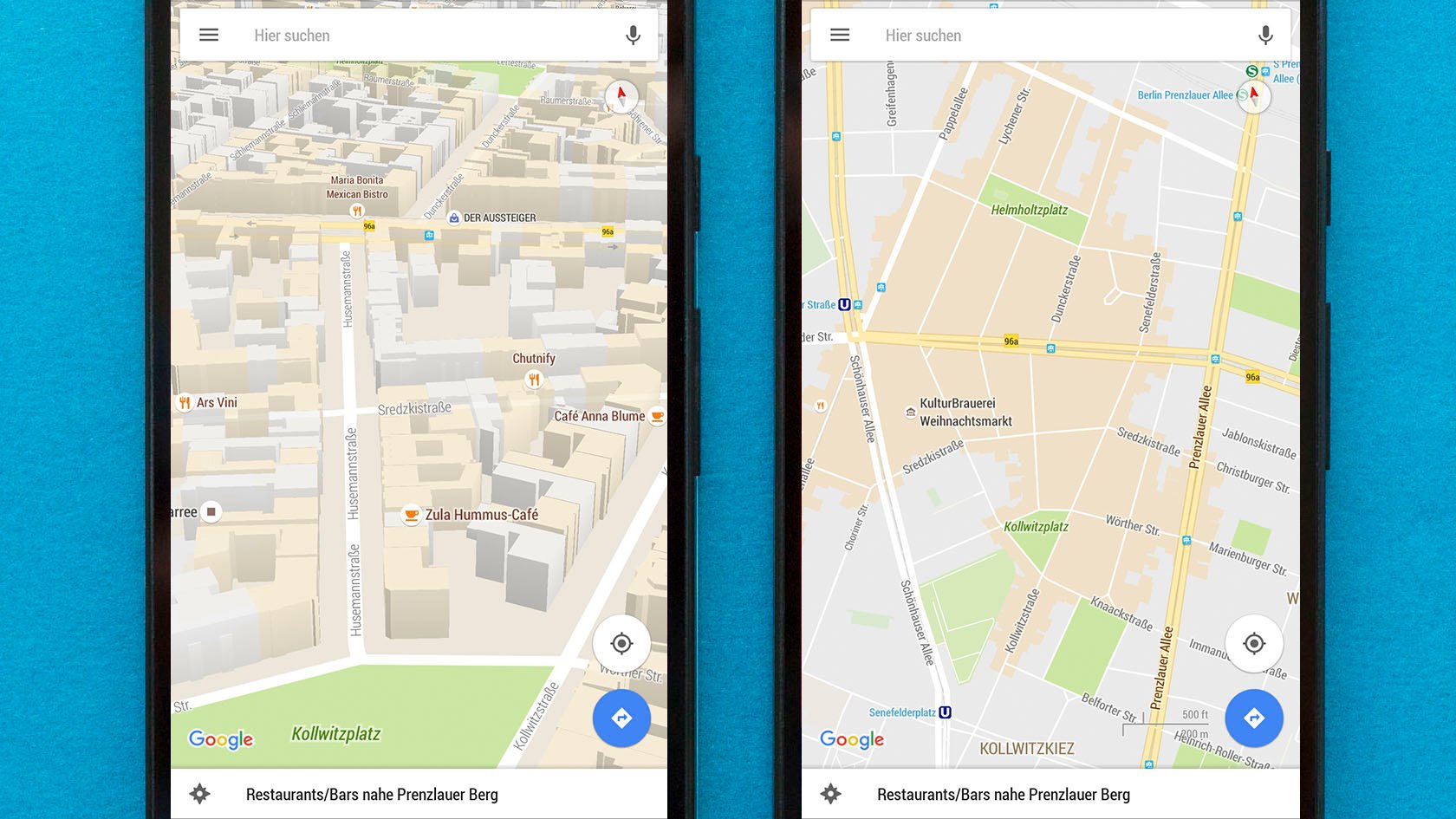 Google Maps reconfiguração
