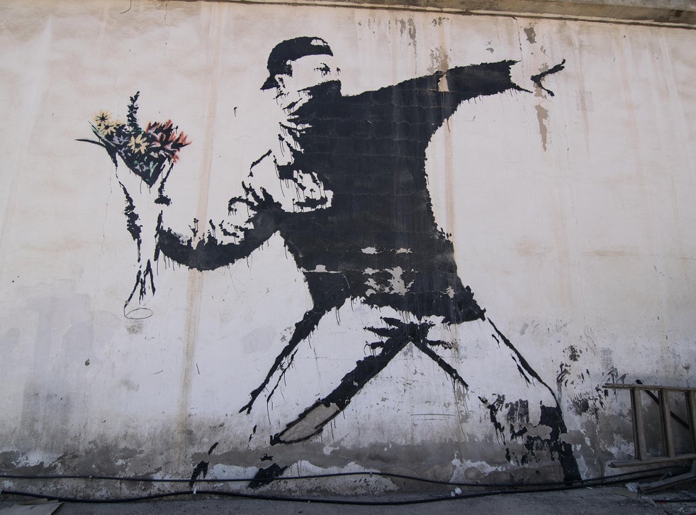 Banksy, The Flower Trower