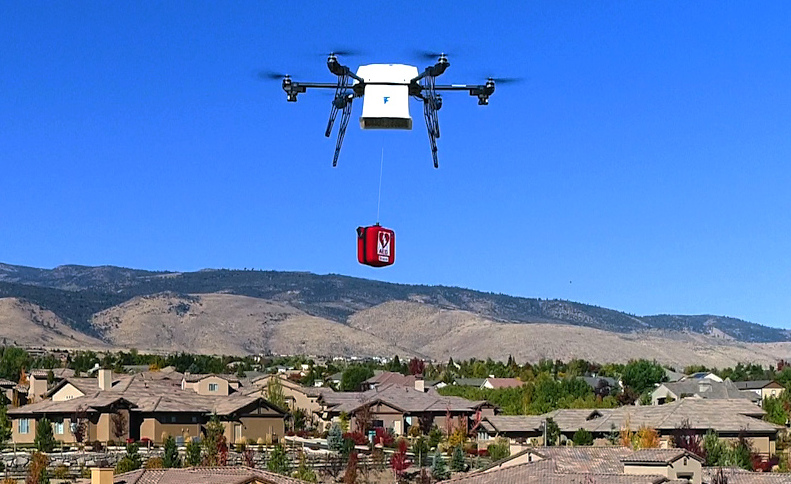 drone entrega produtos