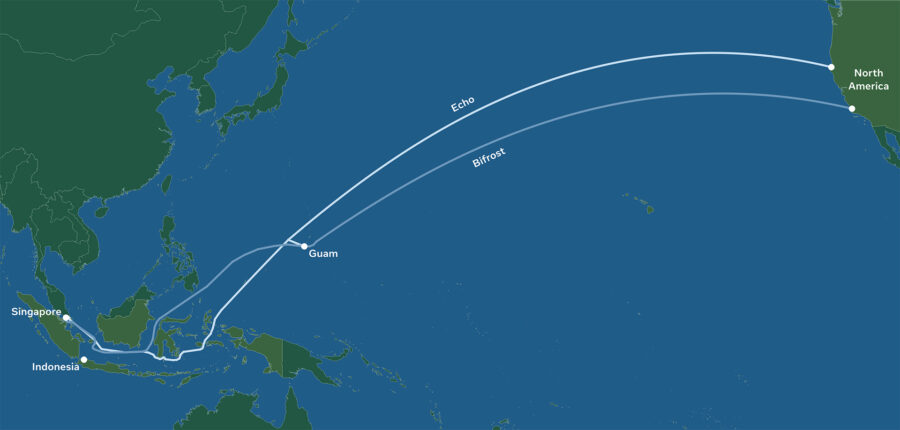 La nueva ruta marítima a Asia.  Facebook y Google planean cables submarinos entre los Estados Unidos, Singapur e Indonesia – Resumen ejecutivo