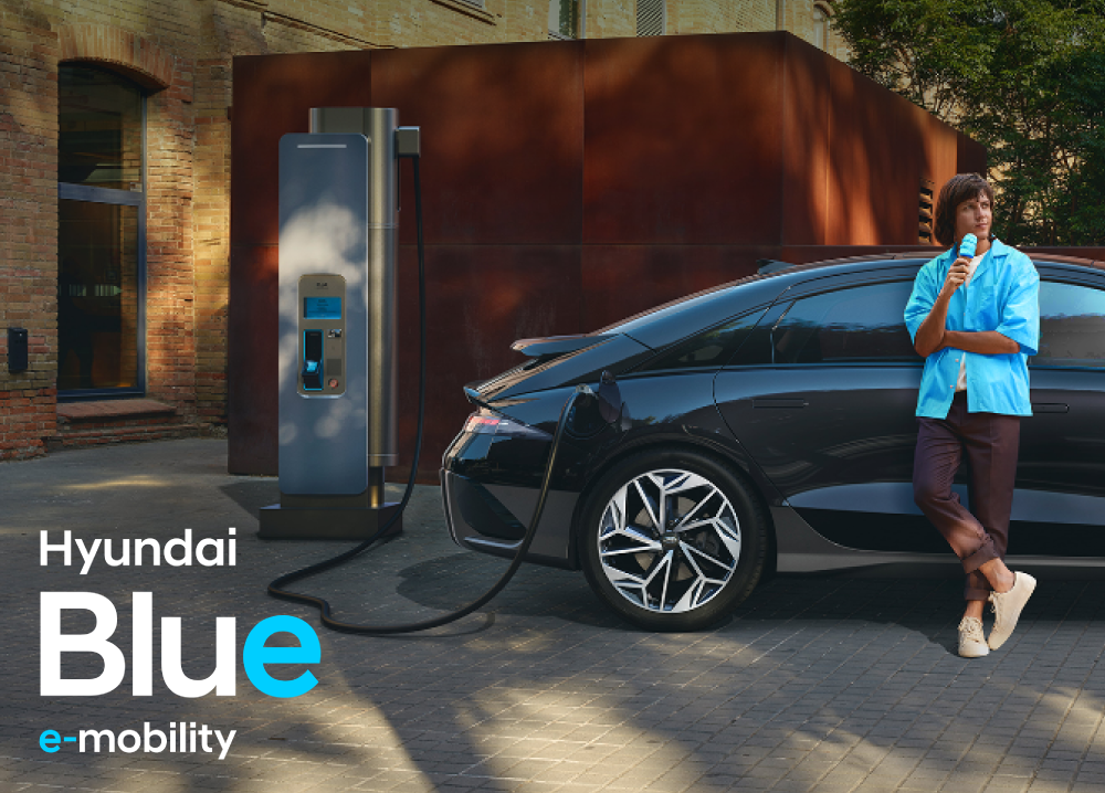 Hyundai Portugal expande mobilidade elétrica: ecossistema integrado Hyundai Blue e-mobility já está disponível em três serviços inovadores
