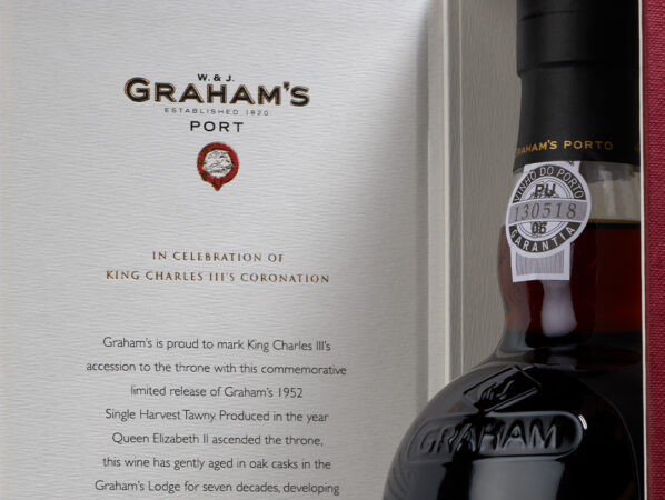 Graham’s Port Wine Cellars is launching a limited edition to celebrate the coronation of Charles III.  There are 30 bottles at a price of 3,000 euros – Executive summary