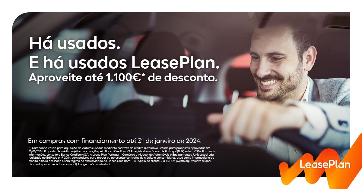 LeasePlan regressa ao mercado de venda de veículos usados a particulares