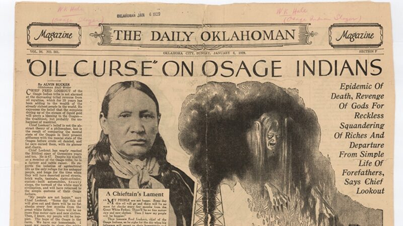 The discovery of oil brought a “curse” to the richest people in the world.  This Was the Osage's “Reign of Terror” – Executive Summary