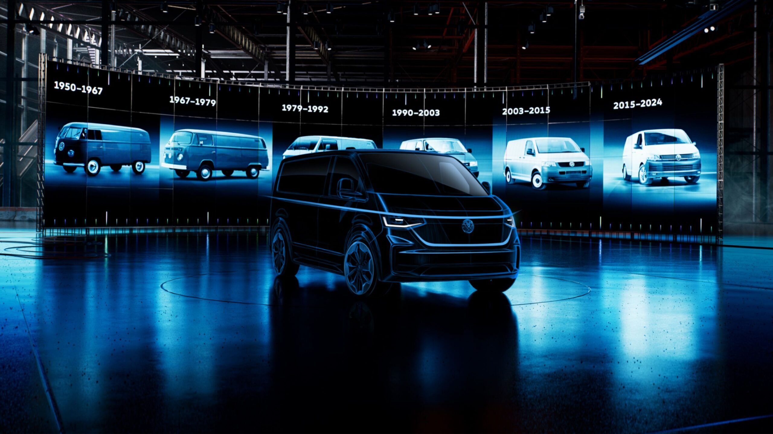 Novo Volkswagen Transporter: tenha o primeiro olhar sobre o design icónico da sétima geração