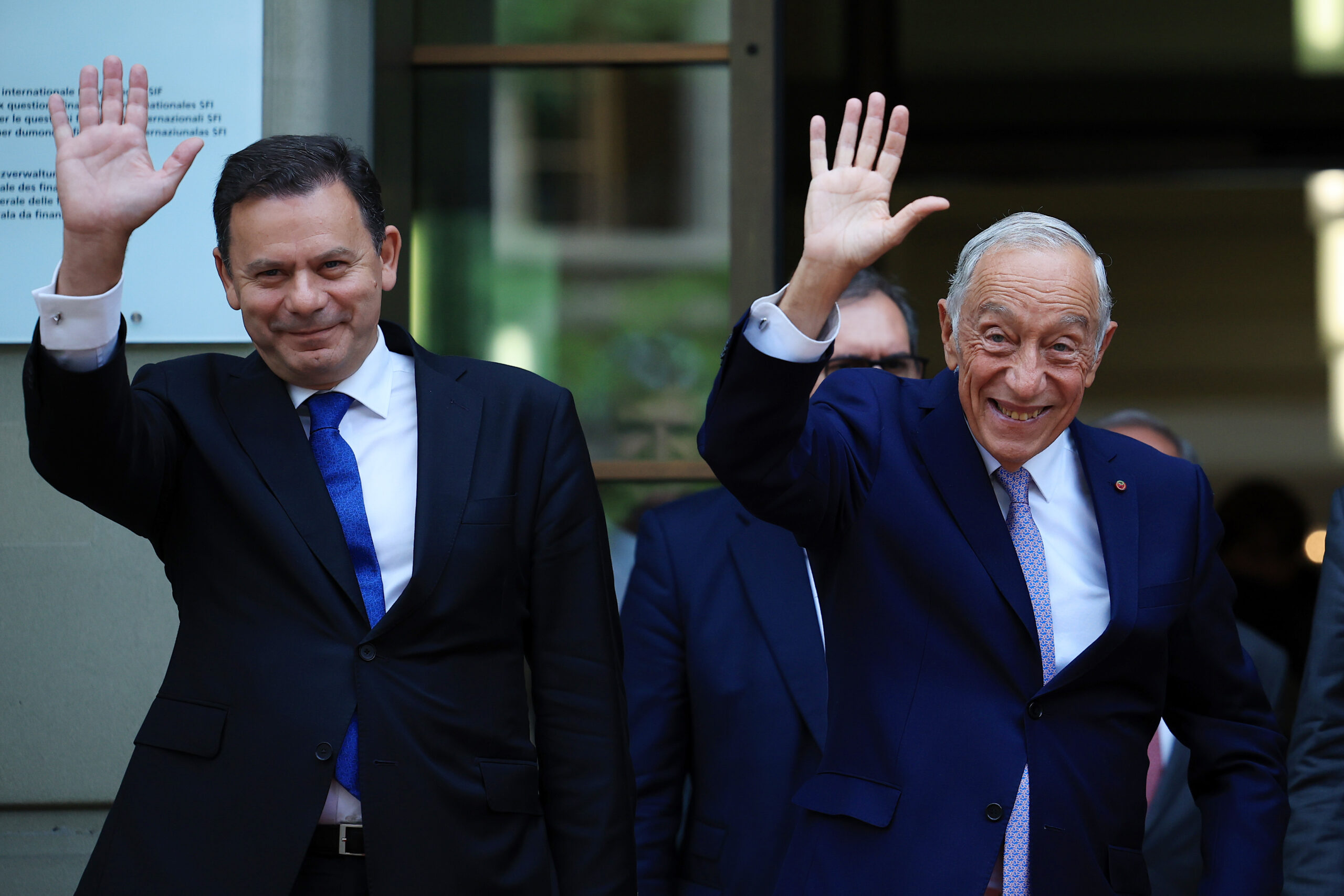 Marcelo e Luís Montenegro