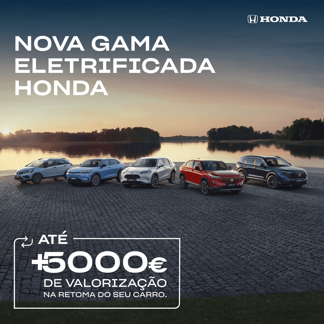 Honda apresenta campanha de retoma de até mais de 5 mil euros na sua gama eletrificada
