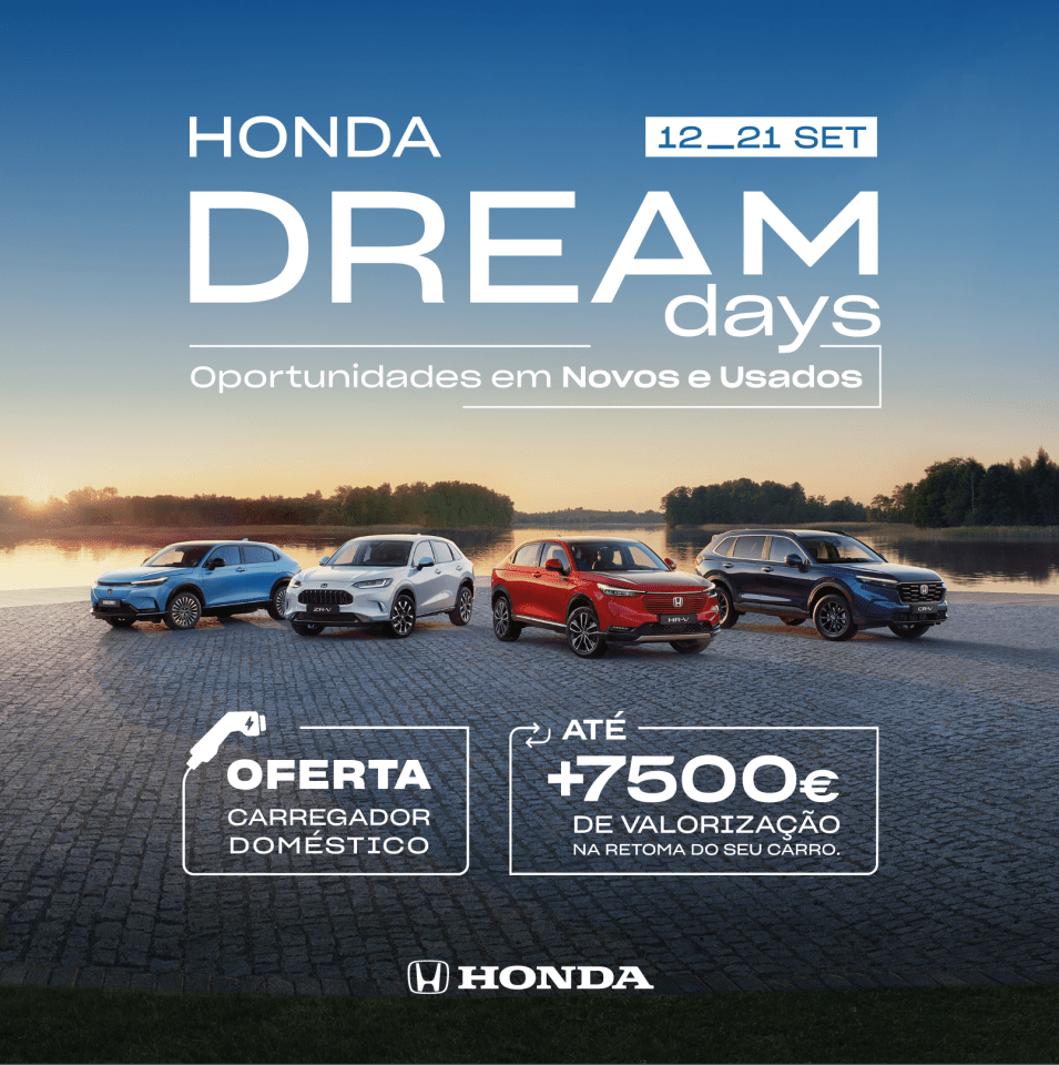 Honda DREAM DAYS: não perca as oportunidades em novos e usados em todos os concessionários da marca