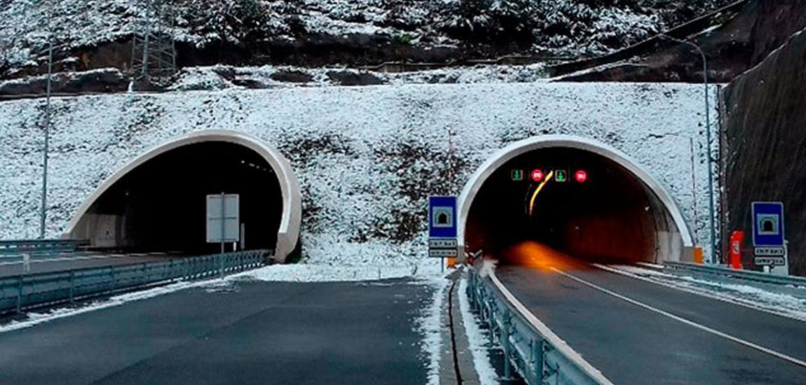 Túnel do Marão condicionado à noite para trabalhos de manutenção