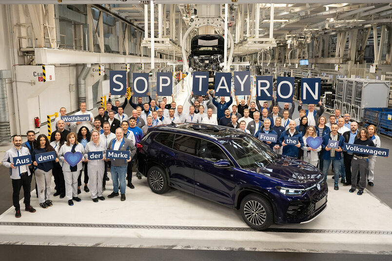 Novo SUV de Wolfsburg: o Tayron já está a sair da linha de produção na fábrica principal da Volkswagen